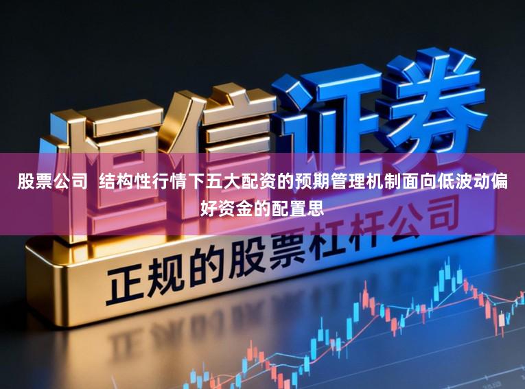 股票公司  结构性行情下五大配资的预期管理机制面向低波动偏好资金的配置思