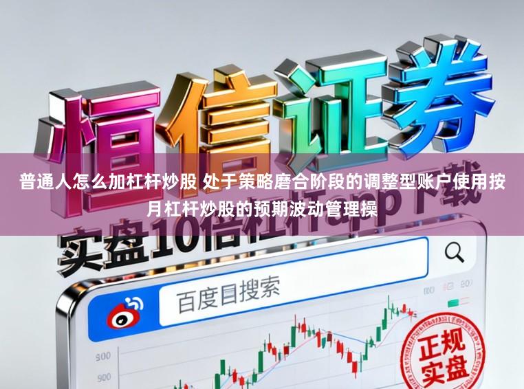 普通人怎么加杠杆炒股 处于策略磨合阶段的调整型账户使用按月杠杆炒股的预期波动管理操