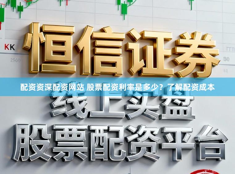 配资资深配资网站 股票配资利率是多少？了解配资成本